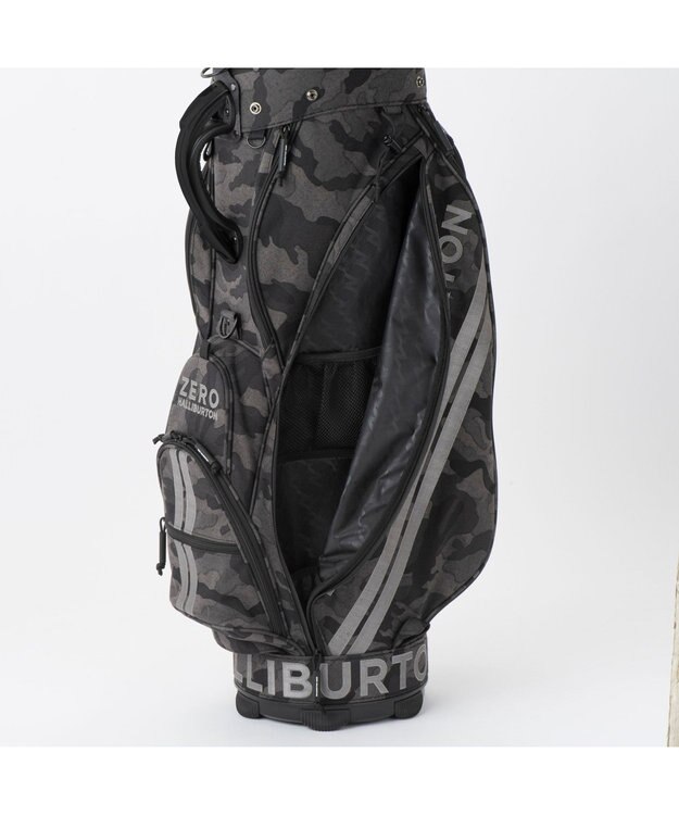 ZERO HALLIBURTON コーデュラキャディバッグ 82051 ブラックカモ柄