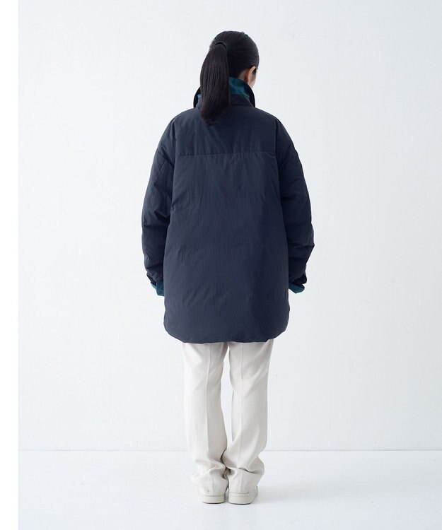 KWD 【日本製/高品質ダウン】LIGHT DOWN SHIRTS JACKET ライトダウンシャツジャケット ネイビー