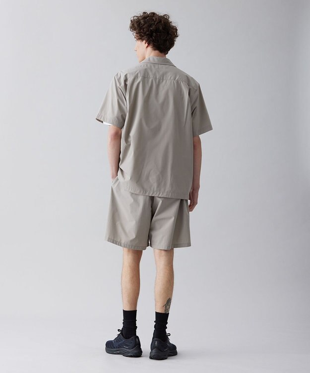 UNFILO MENS FINE MOVE オープンカラーシャツ [23年春夏商品] ベージュ