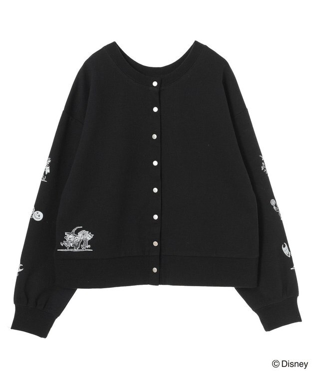 Green Parks ナイトメア／２ｗａｙ　ラインストーンカーディガン Black