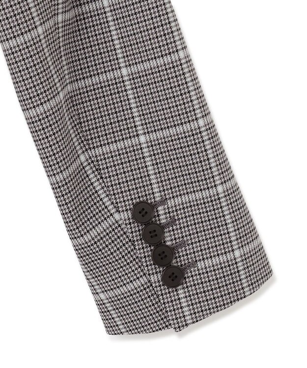 23区 S 【洗える】ガンクラブプレイドチェック ジャケット グレーチェック