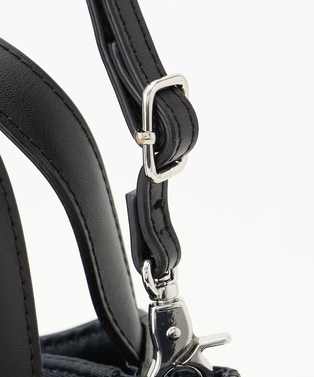 Y'SACCS イタリアンシープ 2wayラウンドトート ブラック