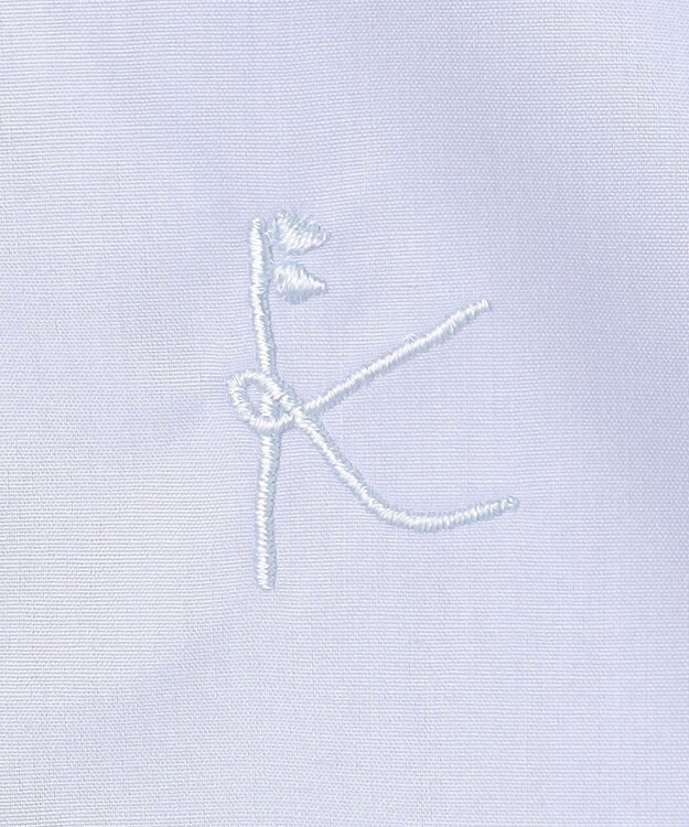 組曲 KIDS 【110-140㎝】 レースリボンタイブラウス サックスブルー