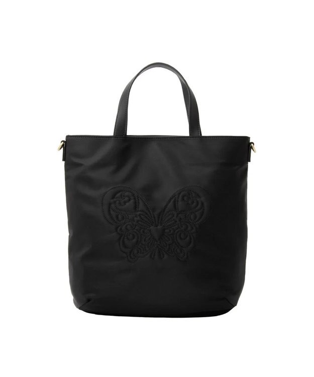 ANNA SUI デュオ トートバッグ クロ