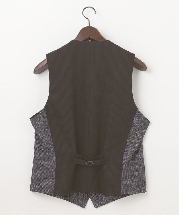 JOSEPH ABBOUD 【ストレッチ・洗える・軽量・防しわ・速乾・エコ撥水】ライトウェーブ ベスト グレー系1