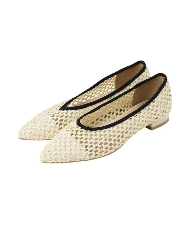 AMERICAN HOLIC サマーメッシュパンプス Off White