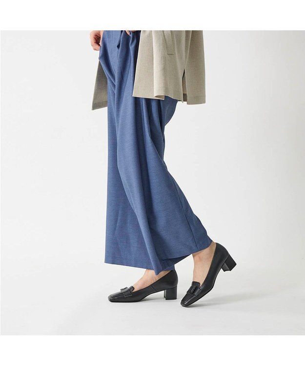 MODE ET JACOMO 【レイン対応】クラシックデザインレインパンプス ブラック