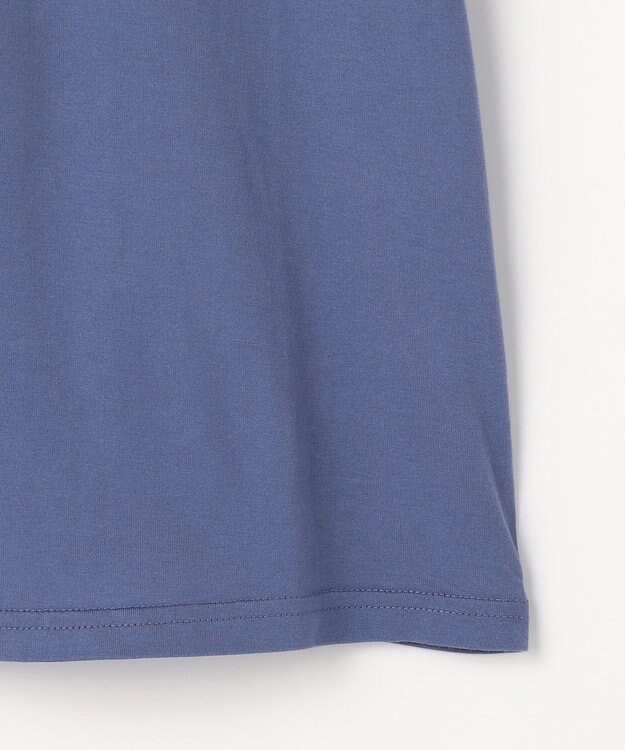 組曲 KIDS 【150-160㎝】 フラワーリースTeeシャツ ブルー