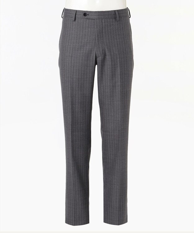 J.PRESS MEN 【ESSENTIAL CLOTHING】ラスティックストライプ スーツ ライトグレー系1