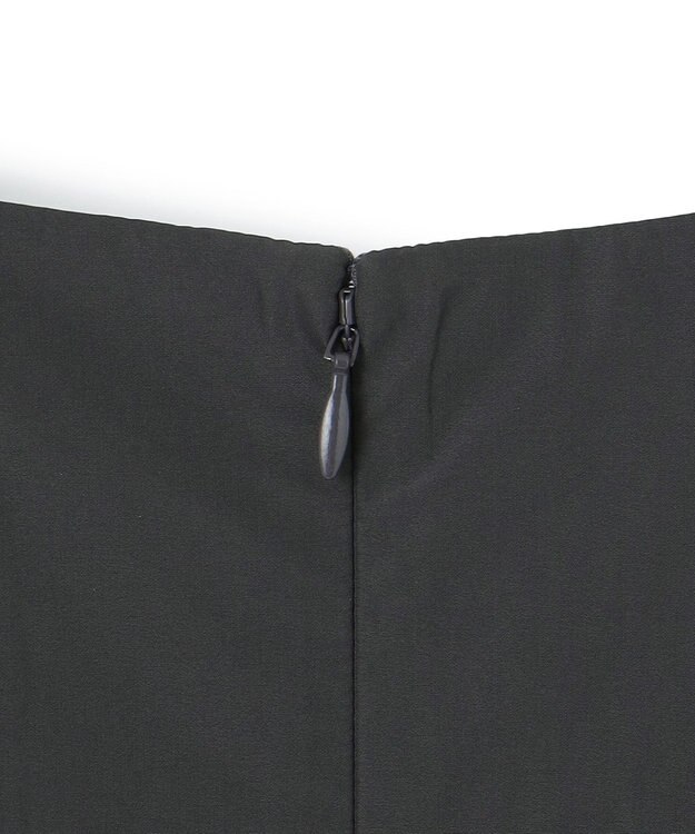 ICB L 【洗える】 ハイマルチメモリータフタ ワンピース チャコール系