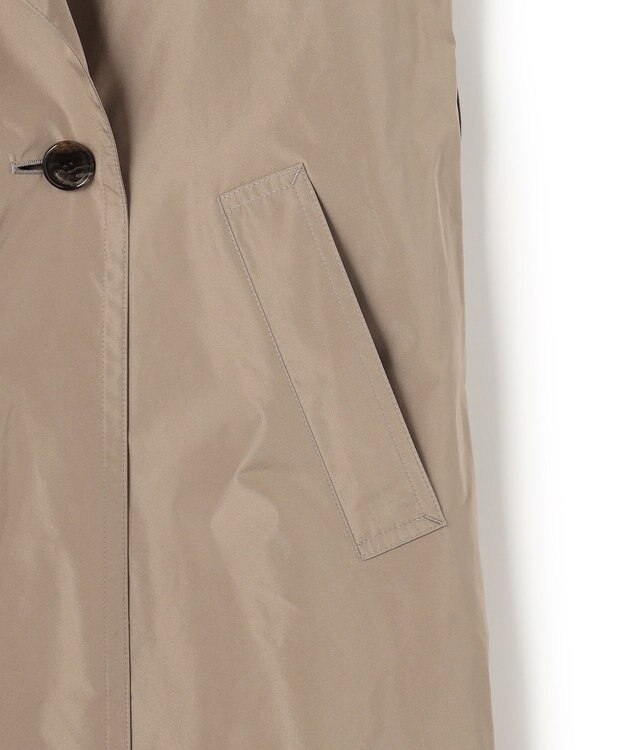 23区 【先行予約】LIMONTAハイカウントメモリータフタ ライナー付き アウター ブラウン系