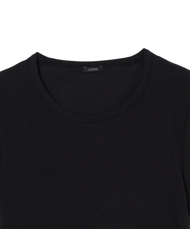 JOSEPH ジャージーリブ　ティーシャツ Black