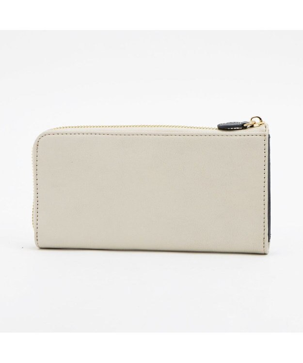 UNBILLION アトランタ ATLANTA / 牛革L字ファスナー長財布 アイボリー