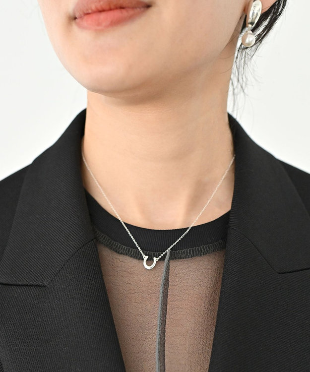 yoaa シルバー925 ポニーシュー ネックレス シルバー925