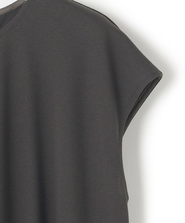 23区 S 【洗える】ライトピケジャージー フレア ワンピース グレー系