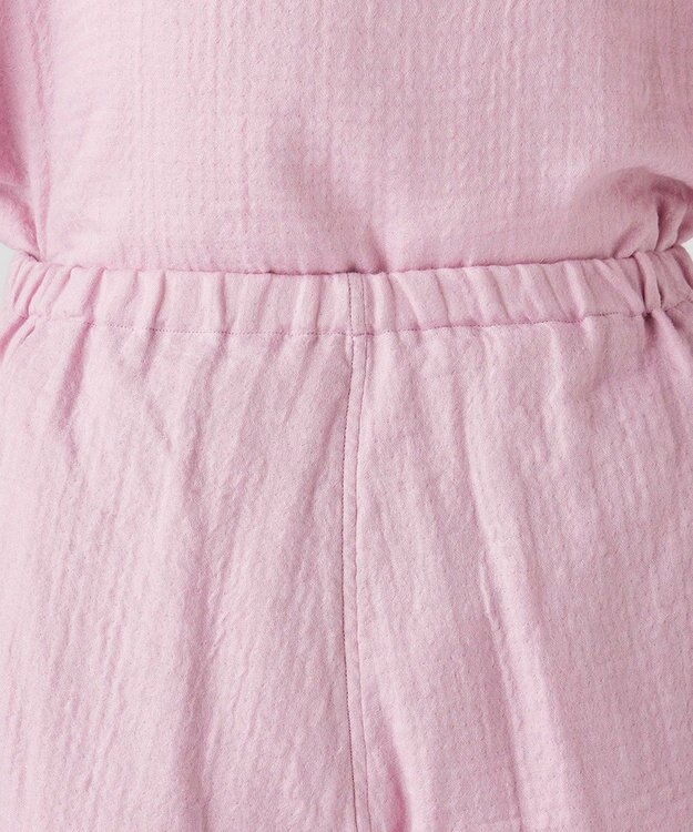 UCHINO マシュマロガーゼシンプルパジャマ ユニセックス ピンク