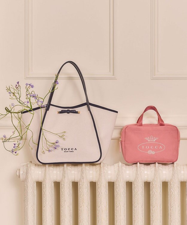 TOCCA TOCCA LOGO POUCH BAG ポーチ ピンク系
