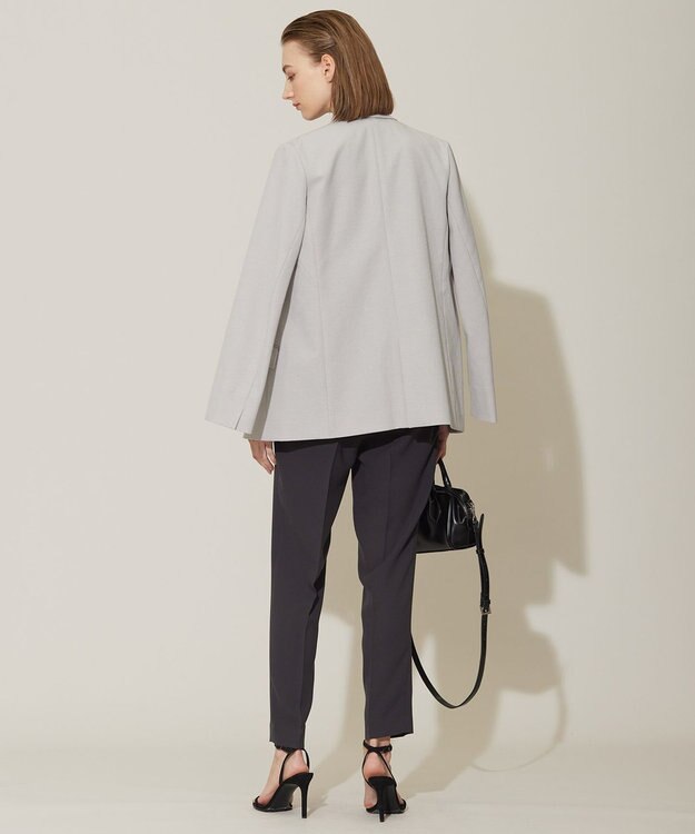 ICB 【接触冷感・UVケア・撥水・洗える】 LooseWeave ダブルブレストジャケット トープ系