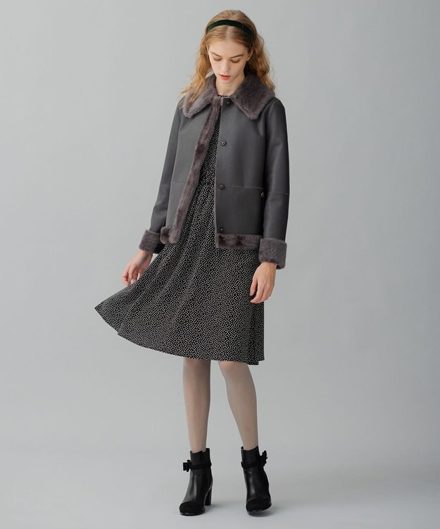 TOCCA 【数量限定】FAVOR ムートンコート グレー系