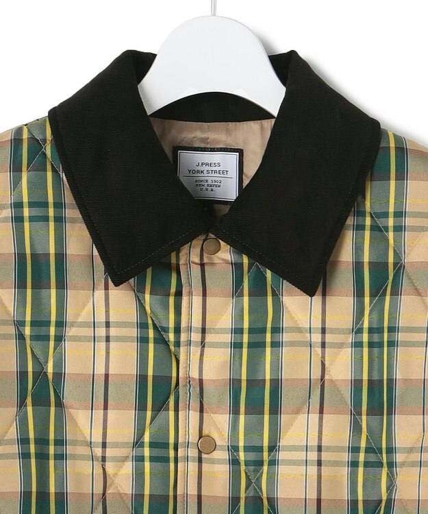 J.PRESS YORK STREET 【WOMEN】チャックキルティング ショートコート ベージュ系3