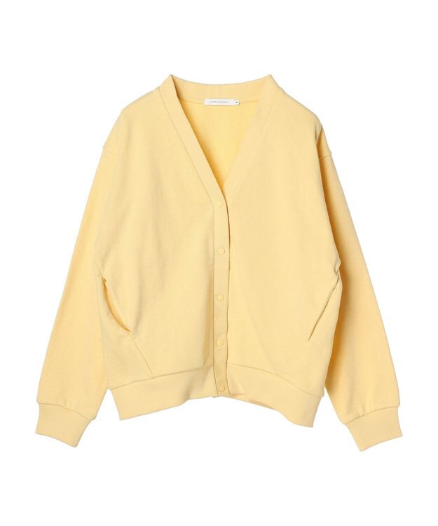 AMERICAN HOLIC 裏毛Ｖネックカーディガン Light Yellow