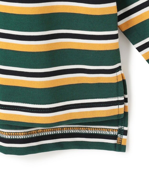 J.PRESS YORK STREET 【WOMEN】ロングスリーブ ボーダー バスクシャツ ダークグリーン系2