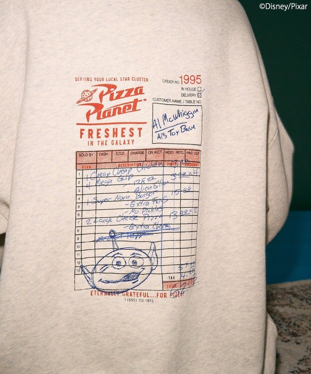 AMERICAN HOLIC 【PIZZA PLANET】フーディースウェット Oatmeal