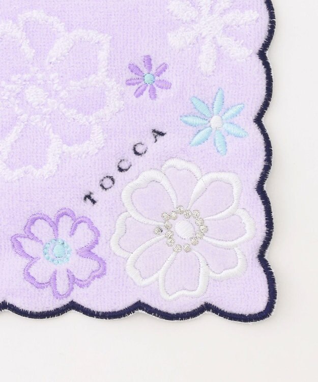 TOCCA WHITE BOUQUET TOWELCHIEF タオルハンカチ ライラック系