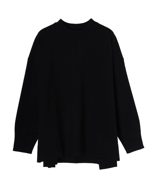 Green Parks もちやわ　モックネックプルオーバー Black