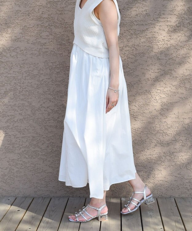 Bridget Birkin 【Bridget Birkin】ギンガムチェックリボンサンダル シルバー