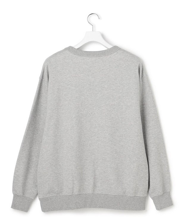 J.PRESS YORK STREET 【UNISEX】裏毛ベーシックロゴ スウェット ライトグレー系