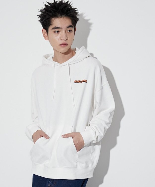 WEGO 【ユニセックス着用ITEM】別注NEW　JACKグラフィックプルパーカー ホワイト