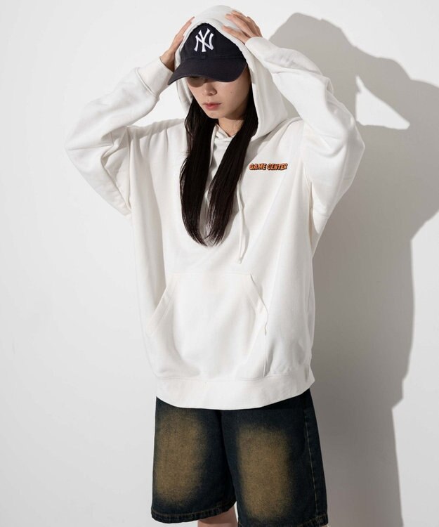 WEGO 【ユニセックス着用ITEM】別注NEW　JACKグラフィックプルパーカー ホワイト