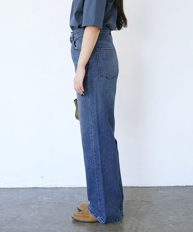 woadblue Marisol掲載＜坪田あさみさんコラボ＞SALUU サルー /デニムパンツ ミッドブルー MIDBLUE