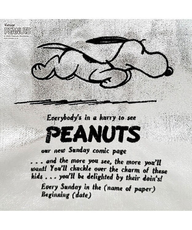 ROOTOTE 8445【スヌーピー】IP.A4アーキャトルワイド.メタリック.ピーナッツ-0Q 02：シルバー