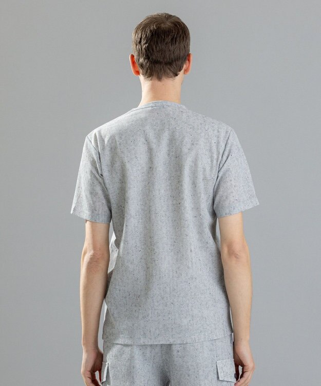 JOSEPH HOMME リネンドビージャージー　クルーネックTシャツ ライトグレー系