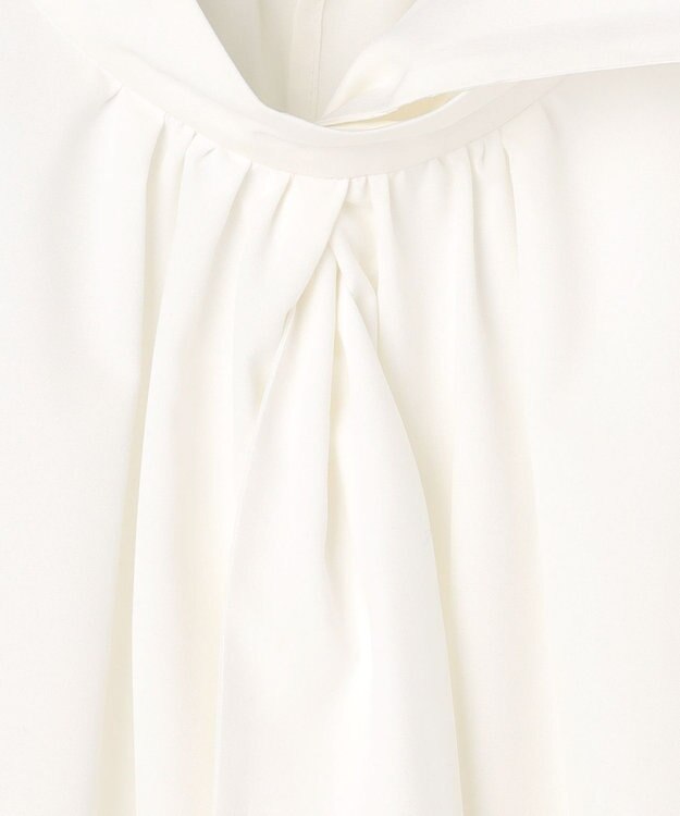 ANY SIS L 【2WAY】リボンギャザー ブラウス ホワイト系