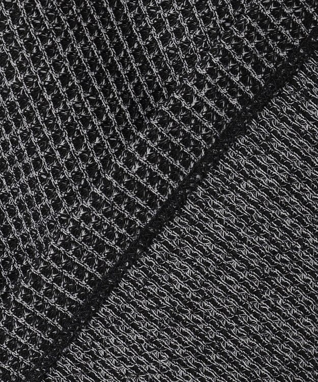 JOSEPH HOMME 新素材【清涼感】メランジクロスジャージー　Vネック半袖カットソー ブラック系