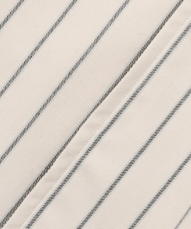 J.PRESS YORK STREET 【UNISEX】フロントジップ シャツ ホワイト系1