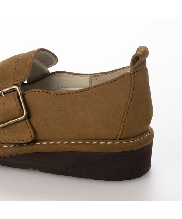 ing <ing>【サスティナブル】シングルモンクスリッポン キャメルヌバック