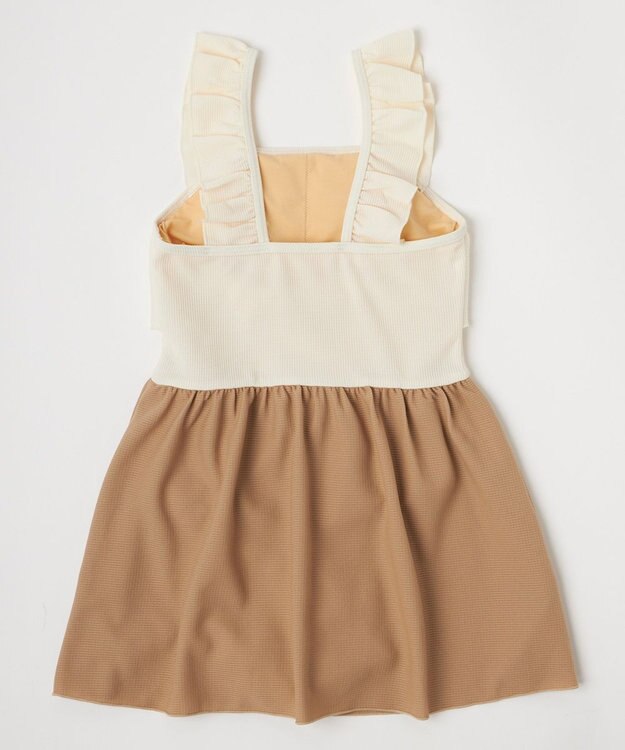 OP／FILA 【repipi armario】編上げAライン水着 ベージュ