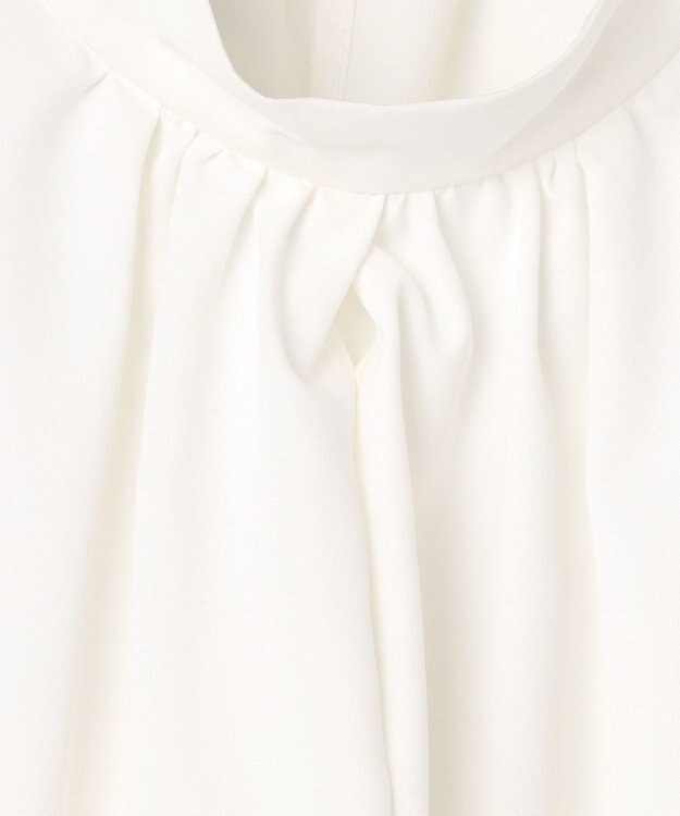 ANY SIS L 【2WAY】リボンギャザー ブラウス ホワイト系