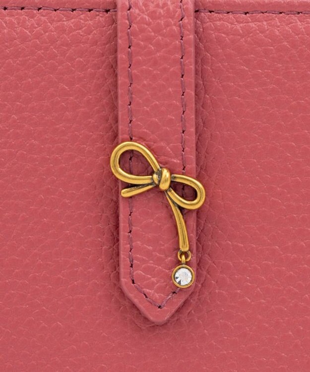 LANVIN en Bleu リュバン ラウンド長財布 ピンク