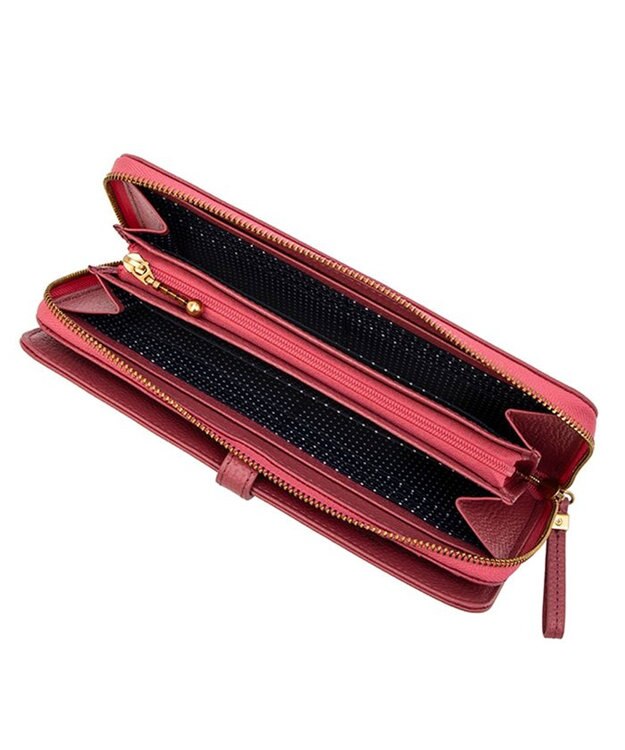 LANVIN en Bleu リュバン ラウンド長財布 ピンク