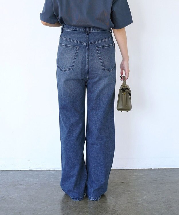 woadblue Marisol掲載＜坪田あさみさんコラボ＞SALUU サルー /デニムパンツ ミッドブルー MIDBLUE