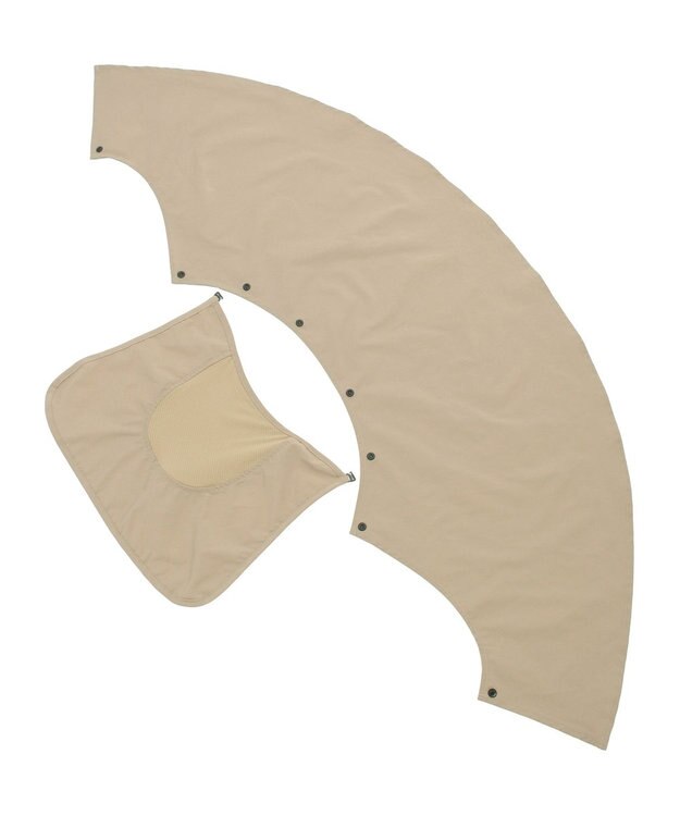 MOONBAT 【遮光100％/UVカット100％】フワクール (Fuwacool)  日差しを完全遮断ガードキャップ　遮光100　UV100 ベージュ