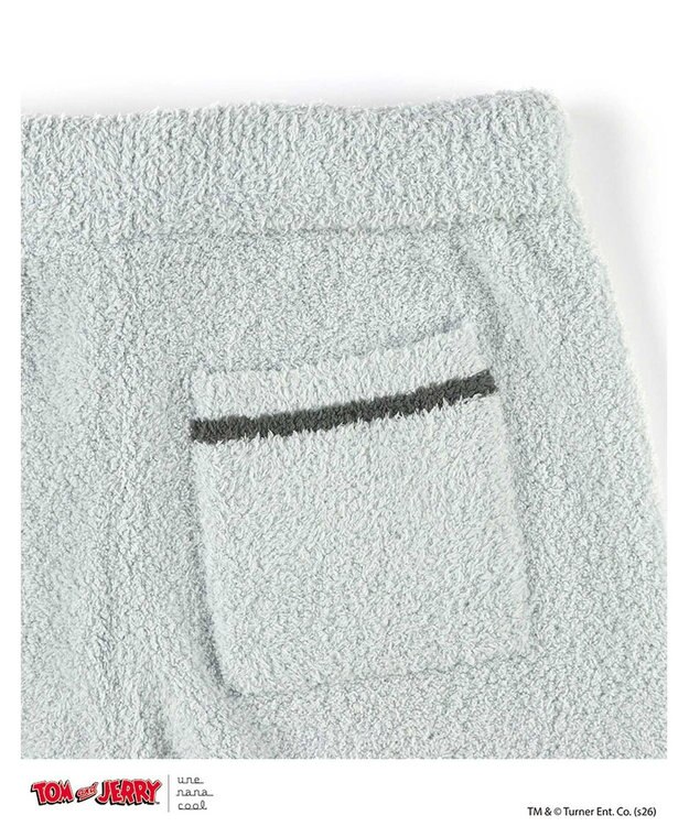 une nana cool トムとジェリー × une nana cool メンズプルオーバー＆ロングパンツセット チャコールグレー