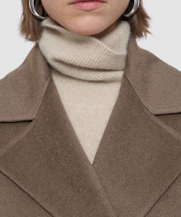 JOSEPH ダブルフェイスカシミアコート　コスタ Mushroom
