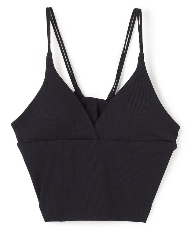 uncrave 【DAWN×uncrave】 CUP IN BRA TOP DOUBLE ブラック