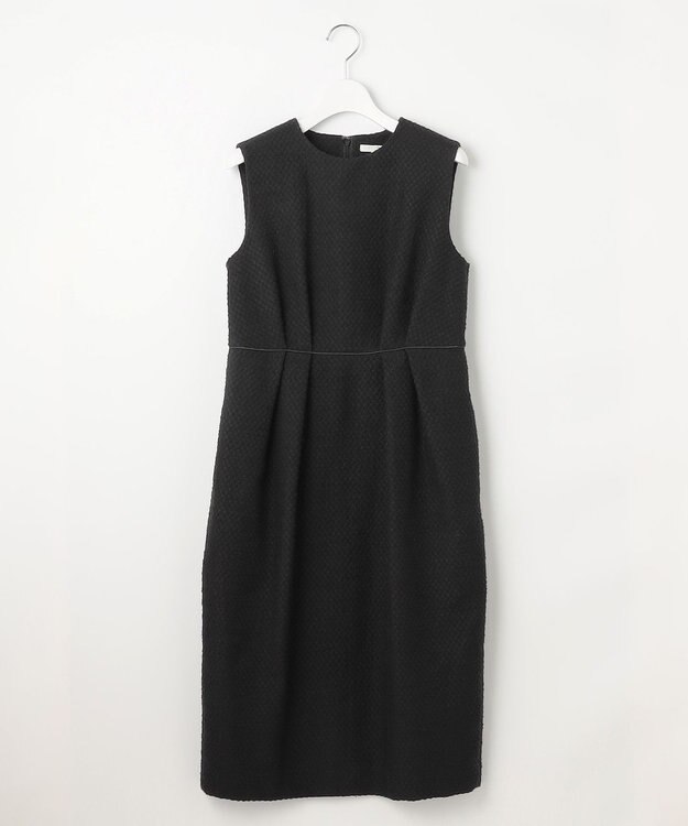23区 【R(アール)】ジャカード ワンピース ブラック系